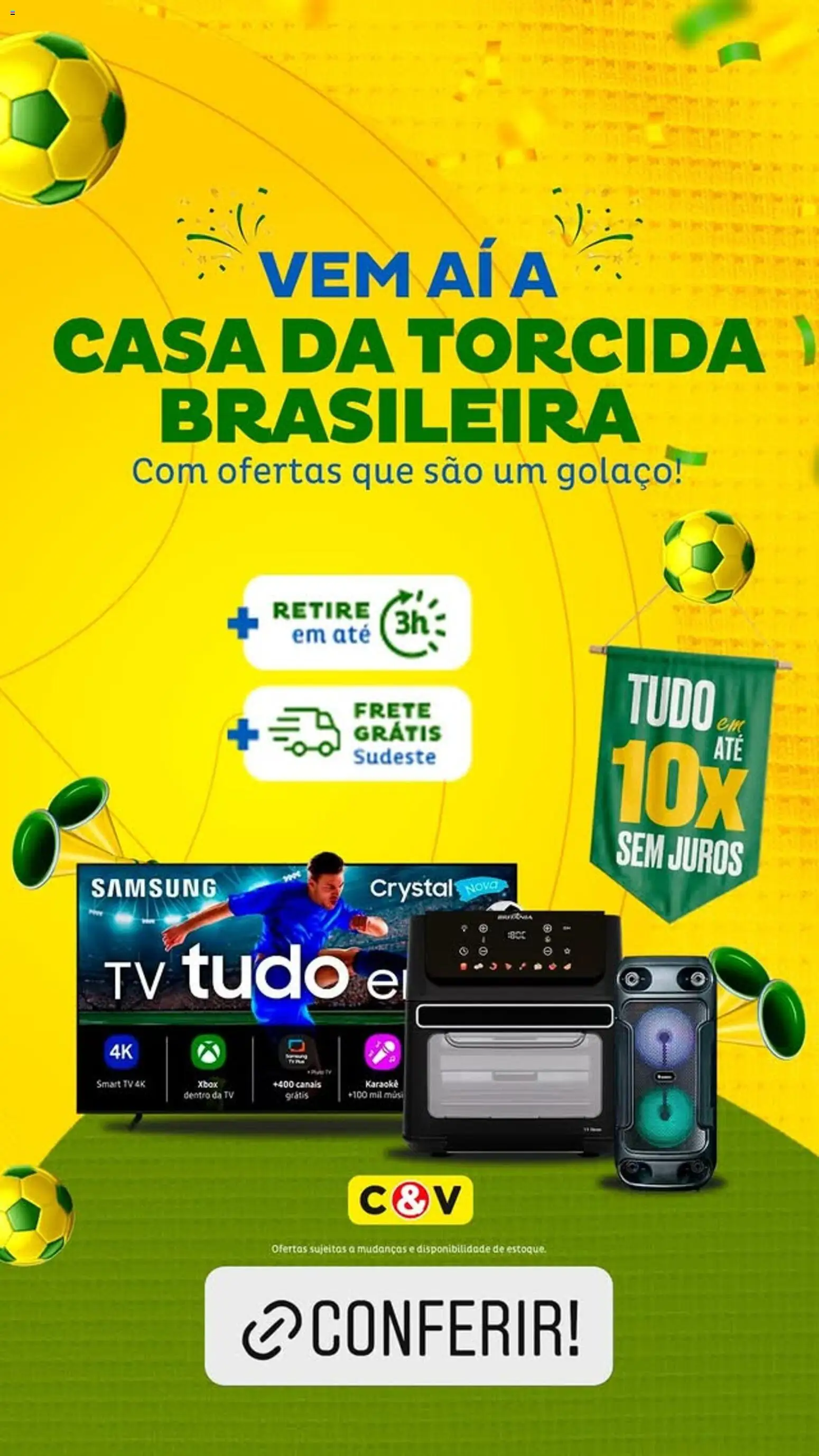 Pré-Visualização do folheto "Casa e Video ofertas" da loja Casa e Video válido a partir de 19/05/2026 - Xbox, Tv, smart TV
