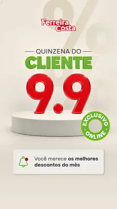 Pré-Visualização do folheto "Ferreira Costa ofertas Quinzena do Cliente" da loja Ferreira Costa válido a partir de 09/09/2026