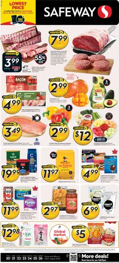 Preview of leaflet Safeway weekly flyer / circulaire from shop Safeway is valid from Aug 20, 2026
