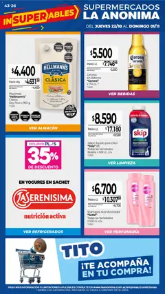 Vista previa del folleto de la tienda La Anonima válido desde el 22/10/2026 
