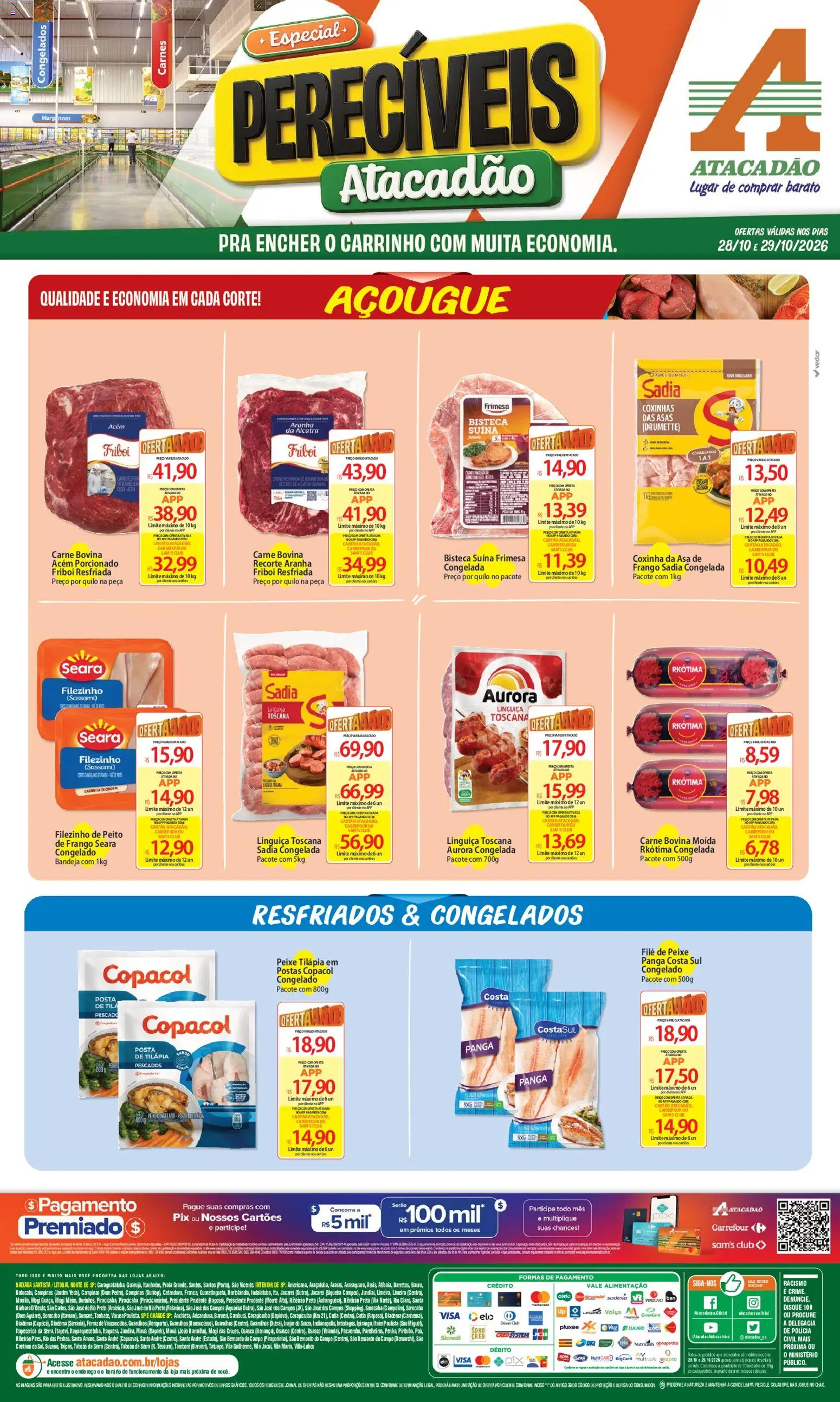 Pré-Visualização do folheto "Atacadão ofertas - SP" da loja Atacadão válido a partir de 28/10/2026