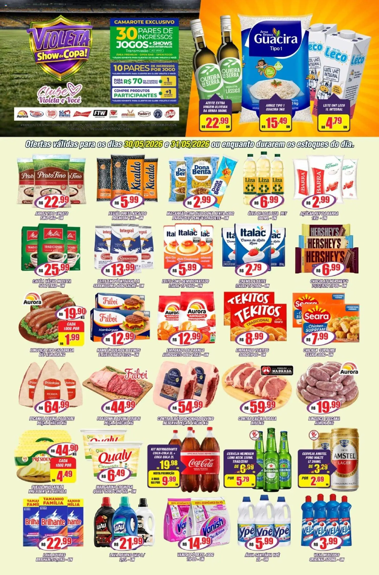Pré-Visualização do folheto "Violeta Supermercados - Ofertas da semana" da loja Violeta Supermercados válido a partir de 30/05/2026