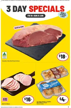 Preview of catalogue IGA 3 Day Specials WA Medium Metro from shop IGA valid 19/06/2026
