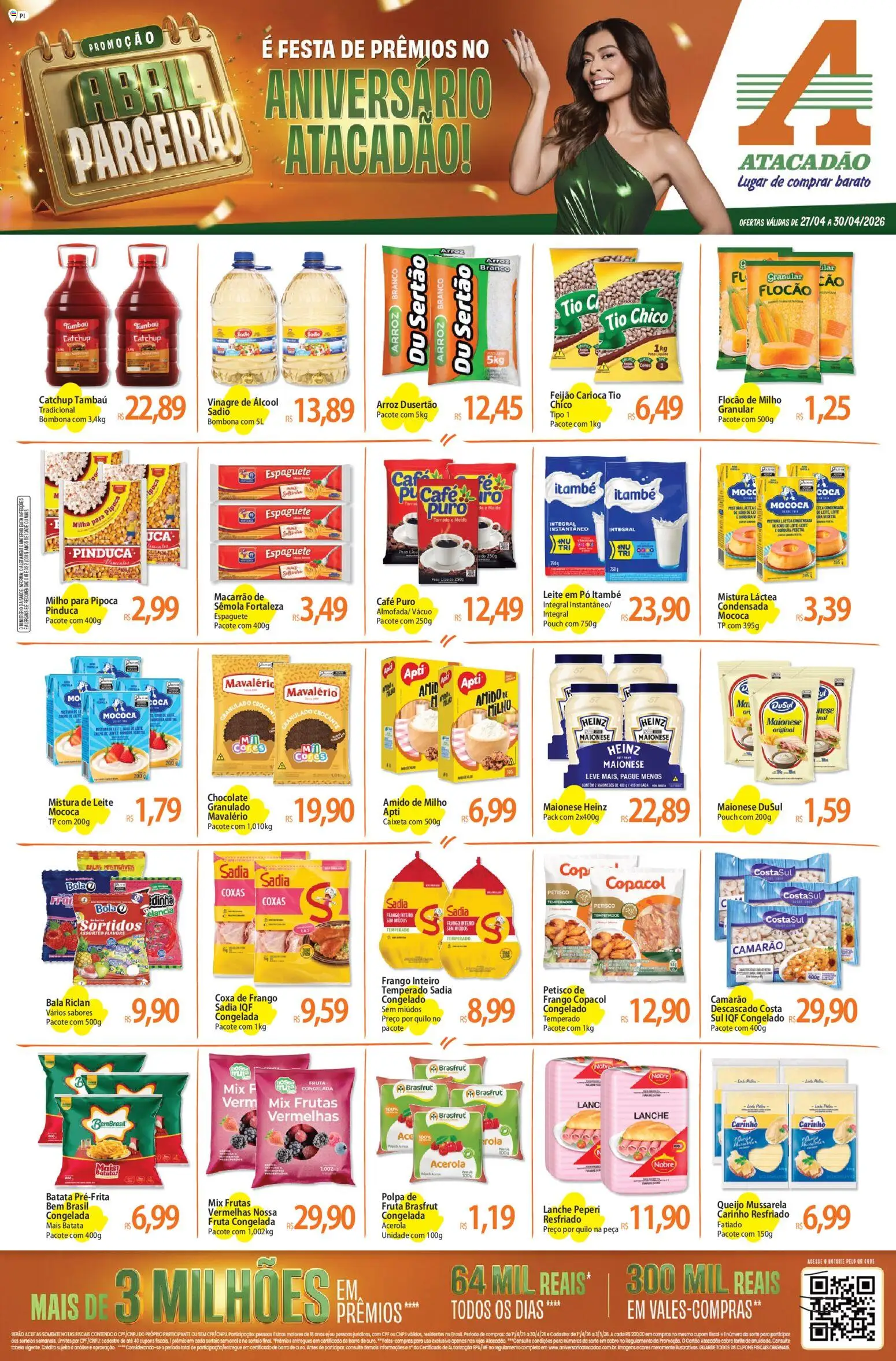Pré-Visualização do folheto "Atacadão ofertas - PI" da loja Atacadão válido a partir de 27/04/2026