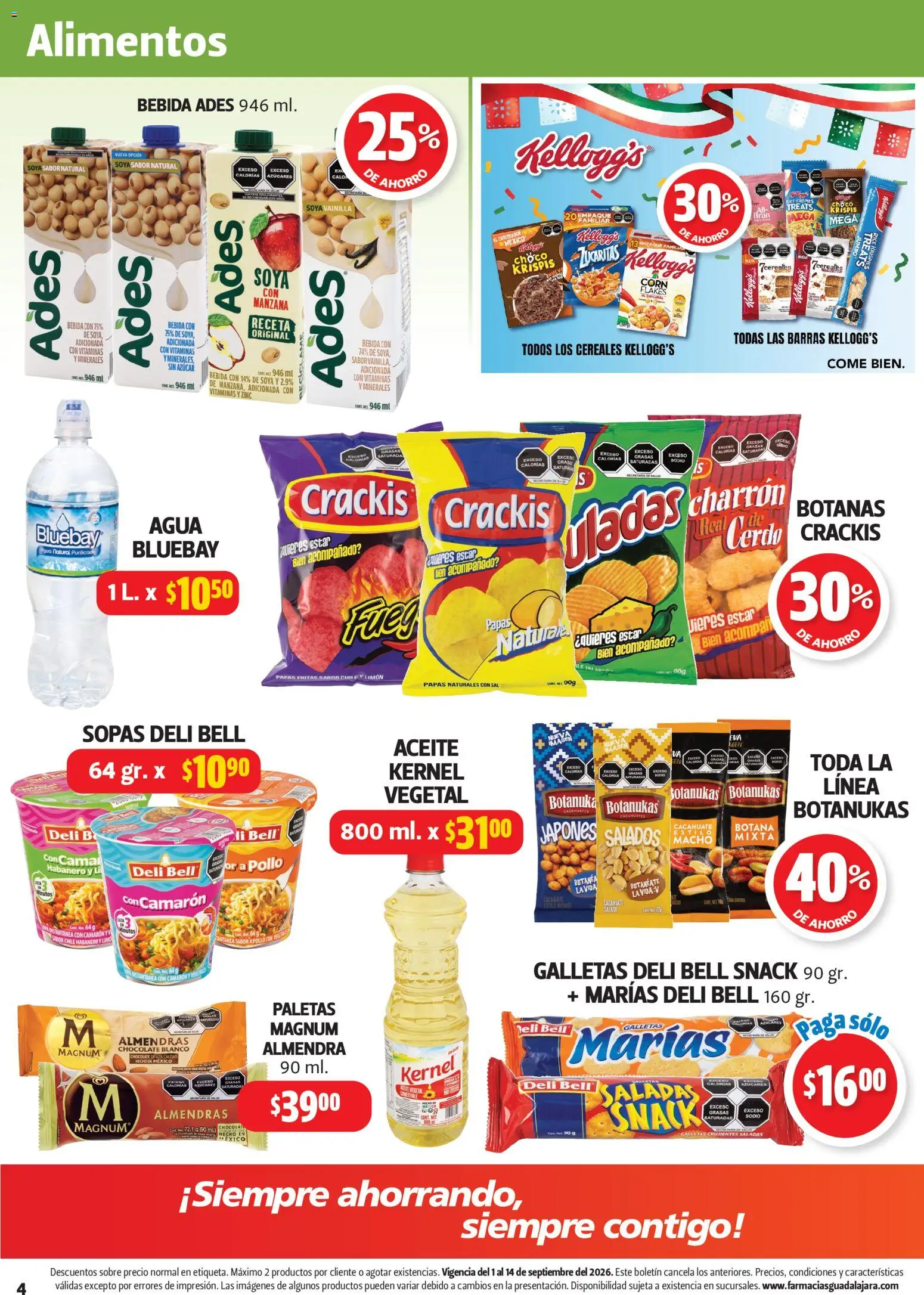 Vista previa las ofertas de la tienda Farmacia Guadalajara - Farmacia Guadalajara catálogo desde el 01/09/2026 