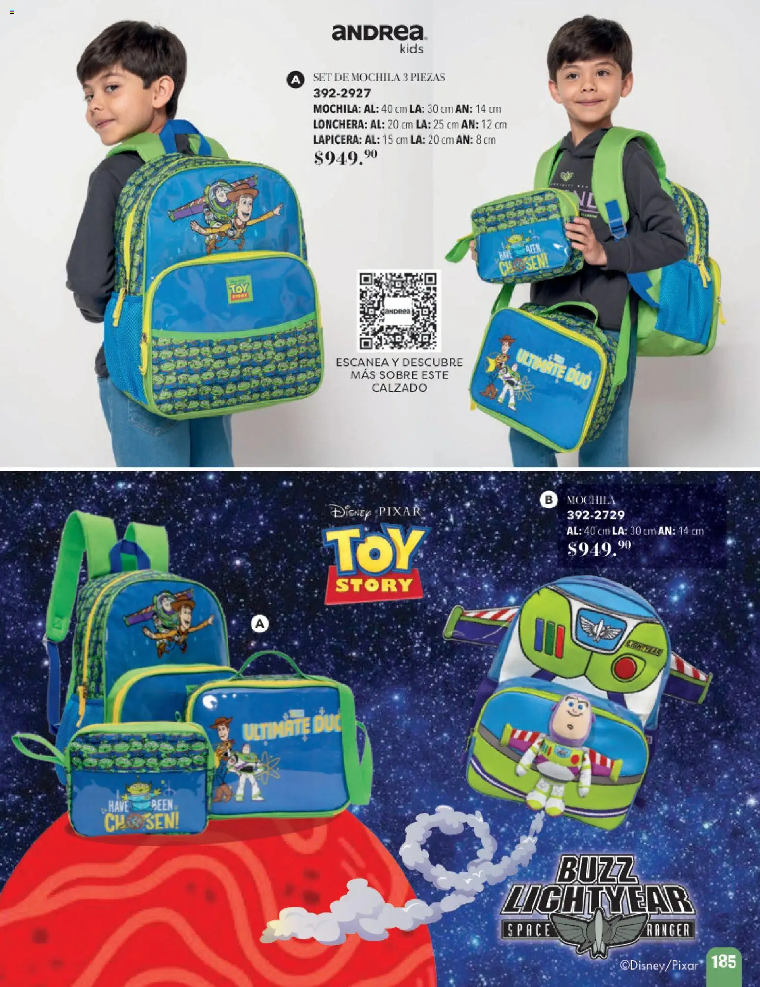 Vista previa las ofertas de la tienda Andrea - Andrea catálogo Infantil desde el 24/05/2026 - Mochila, Sobre