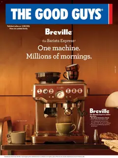 Preview of catalogue The Good Guys Breville from shop The Good Guys valid 13/08/2026