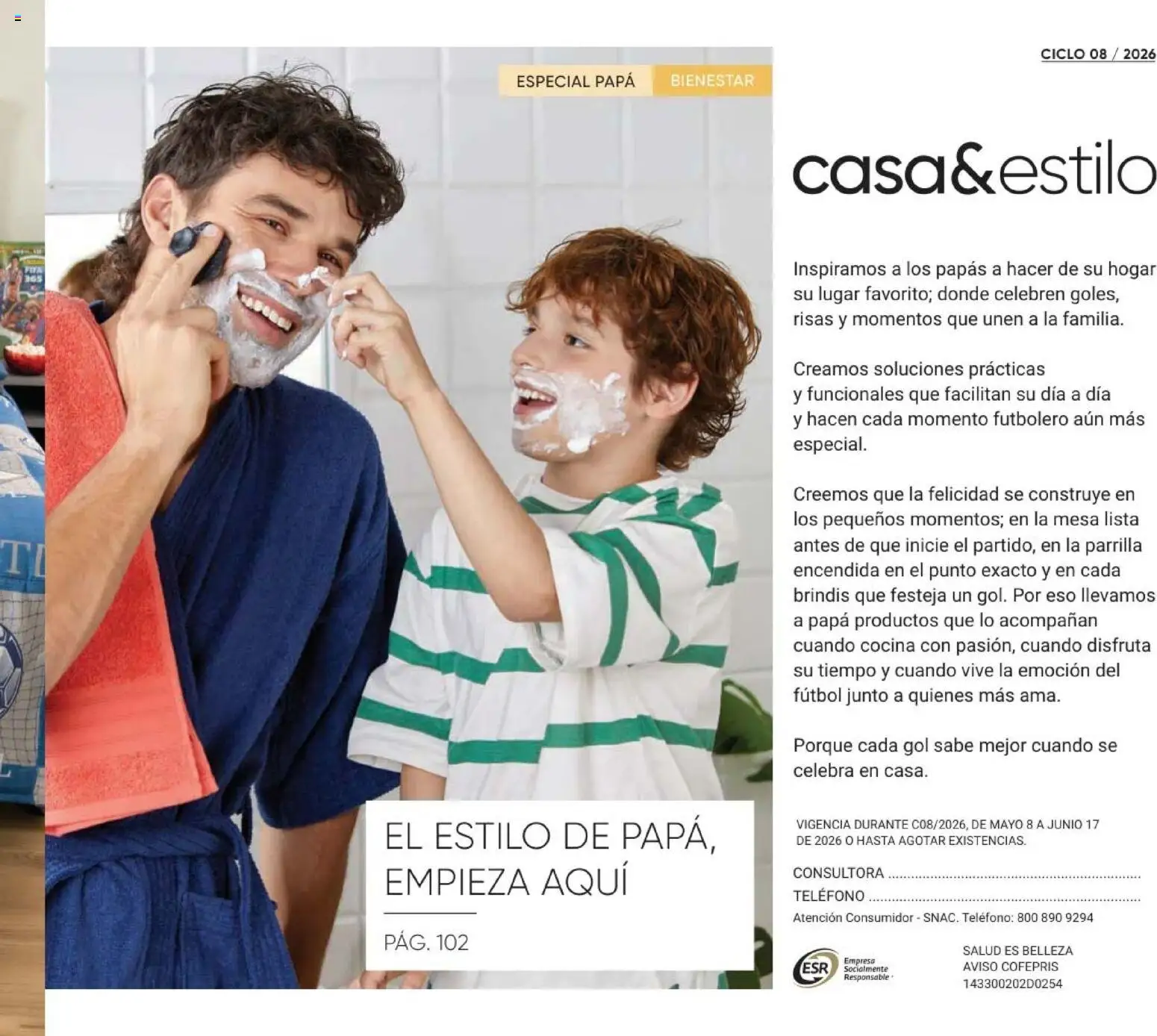 Vista previa las ofertas de la tienda AVON - AVON Casa & Estilo 8 2026 desde el 08/05/2026 - Papa, Papas, Teléfono, Cocina, Mesa, Parrilla