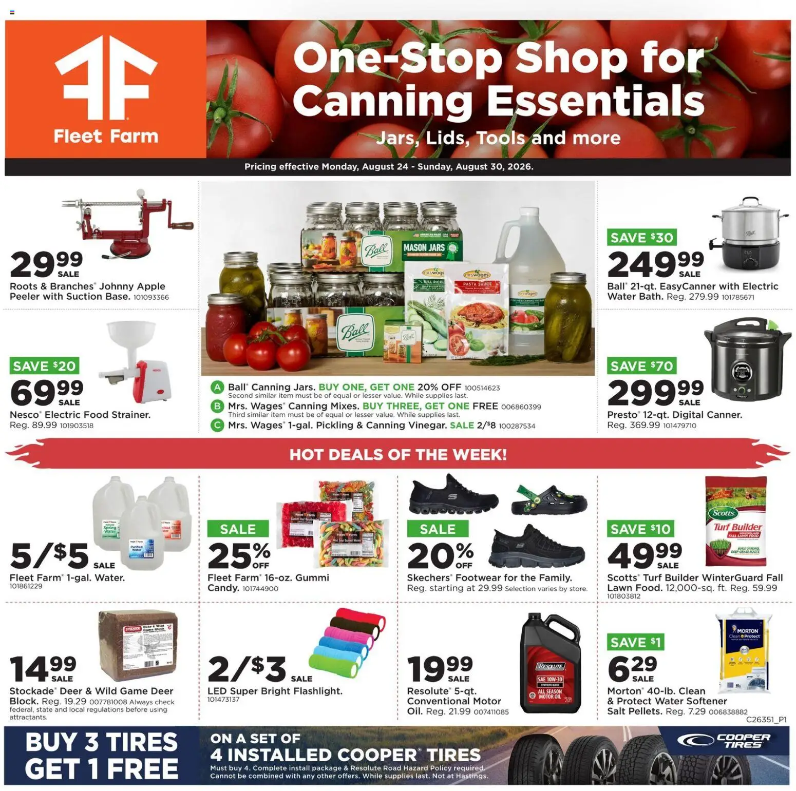 Ad Preview of Mills Fleet Farm Mills Fleet Farm Weekly Ad from 08/24/2026