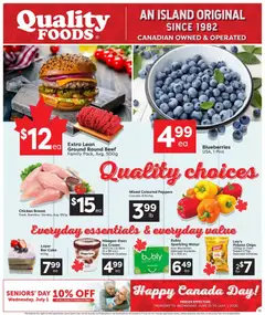 Preview of leaflet Quality Foods weekly flyer / circulaire from shop Quality Foods is valid from Jun 25, 2026