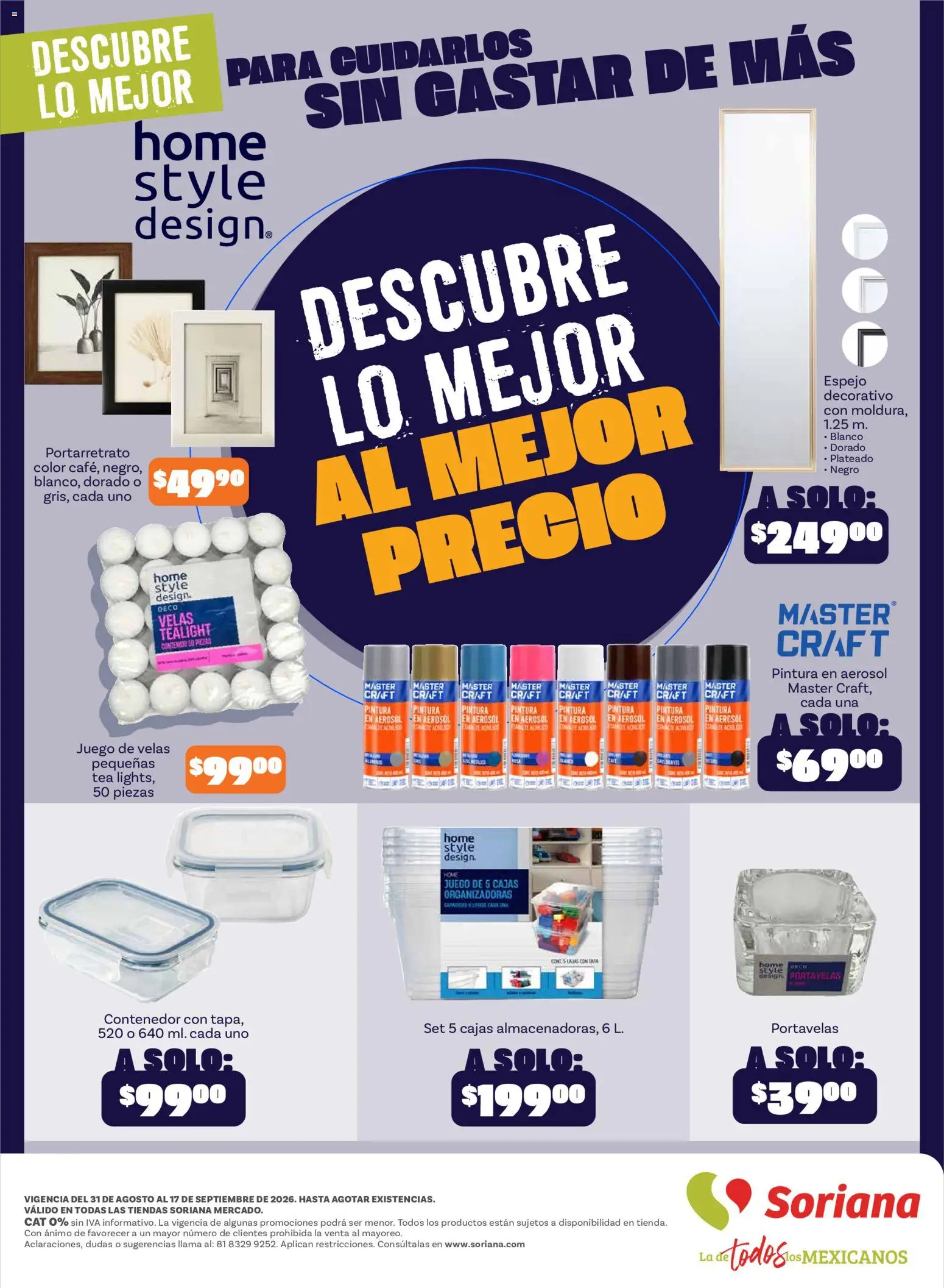 Vista previa las ofertas de la tienda Soriana - Soriana Descubre lo mejor al mejor precio Mercado Nacional desde el 01/09/2026 