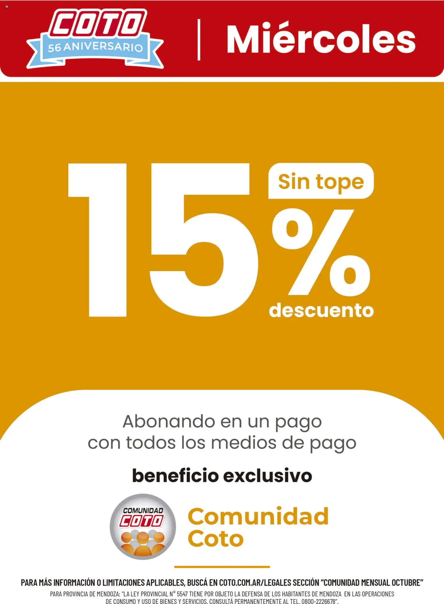 Vista previa del folleto de la tienda Coto válido desde el 06/10/2026 