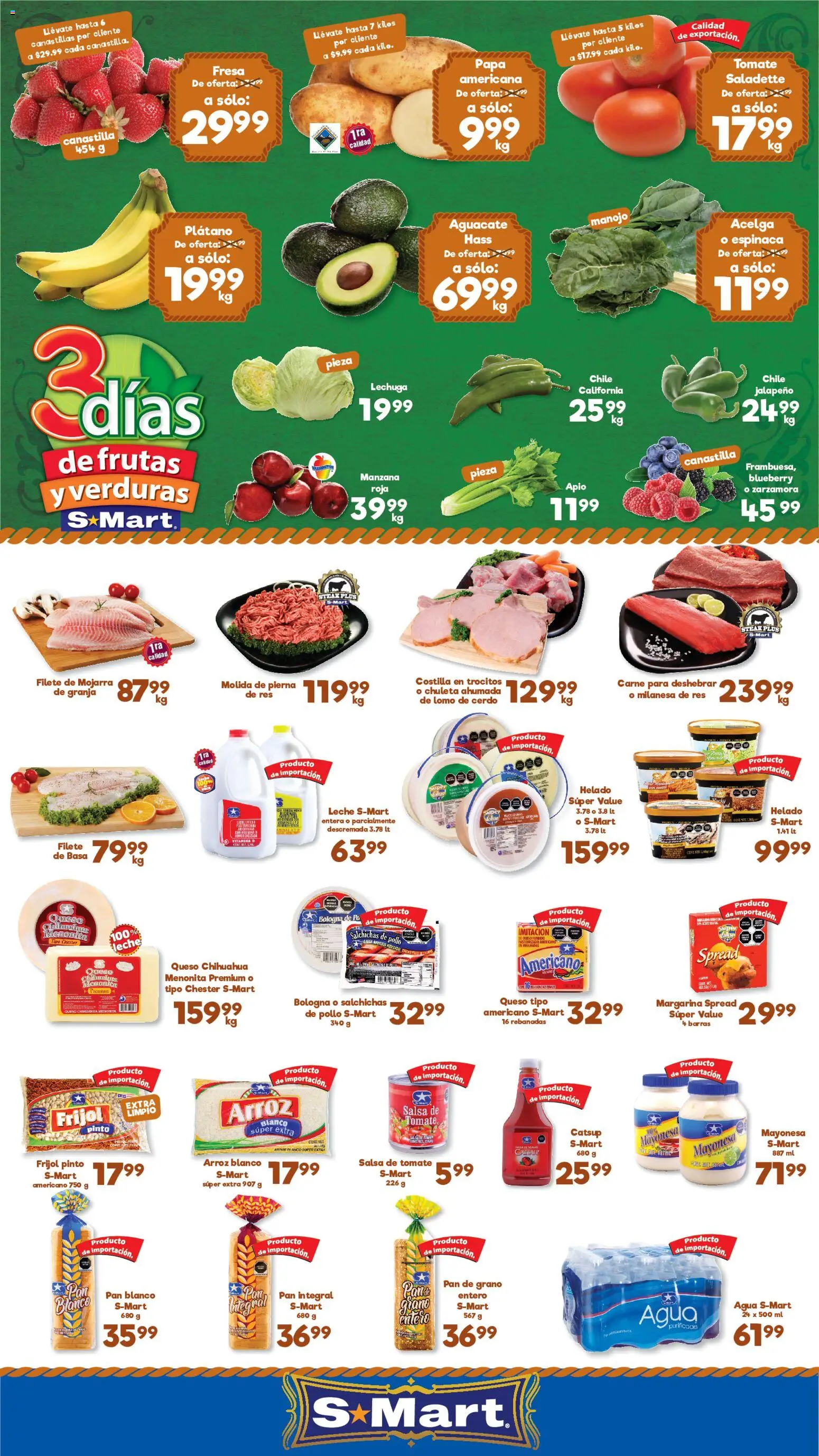 Vista previa las ofertas de la tienda S-Mart - S-Mart folleto Juárez desde el 21/07/2026 