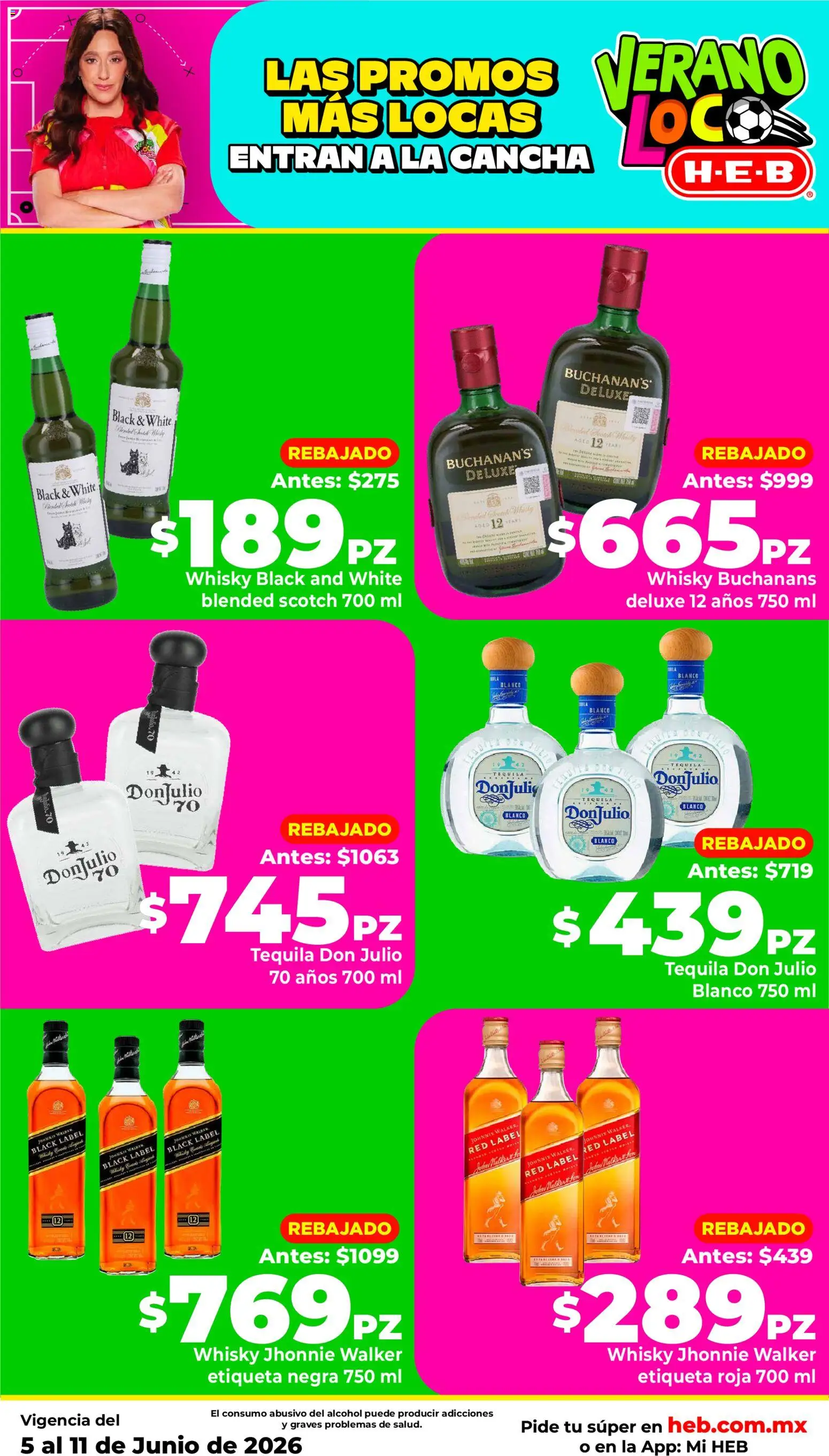 Vista previa las ofertas de la tienda H-E-B - H-E-B folleto desde el 05/06/2026 - Tequila, Whisky, Alcohol