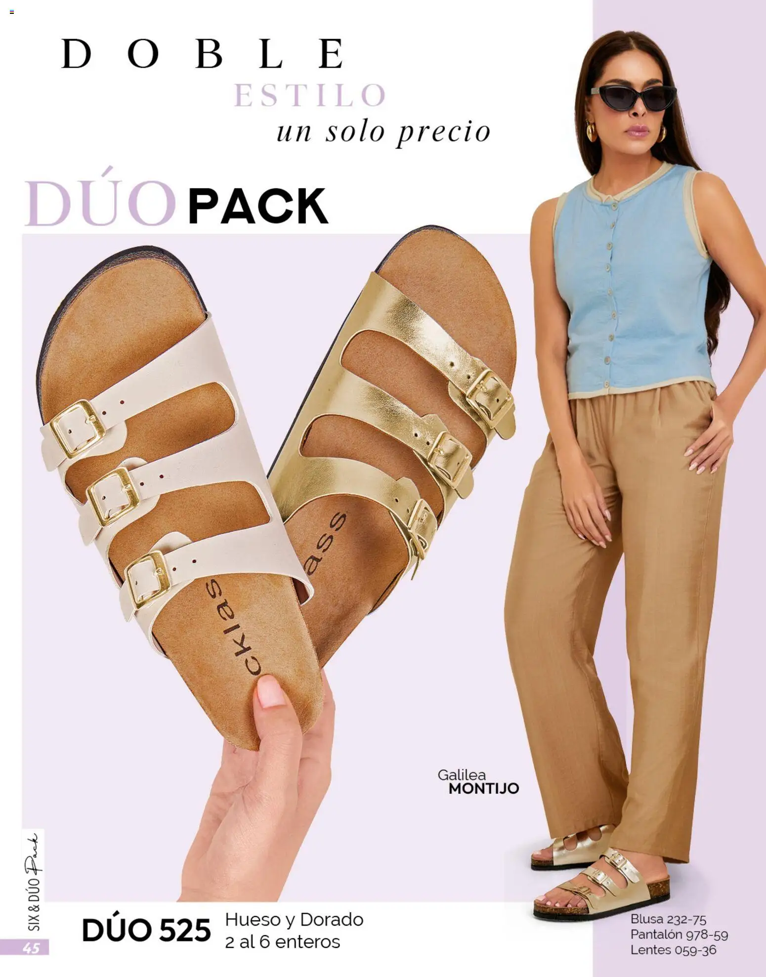Vista previa las ofertas de la tienda Cklass - Catálogo Six & Dúo pack desde el 02/01/2026 - Lentes, Blusa