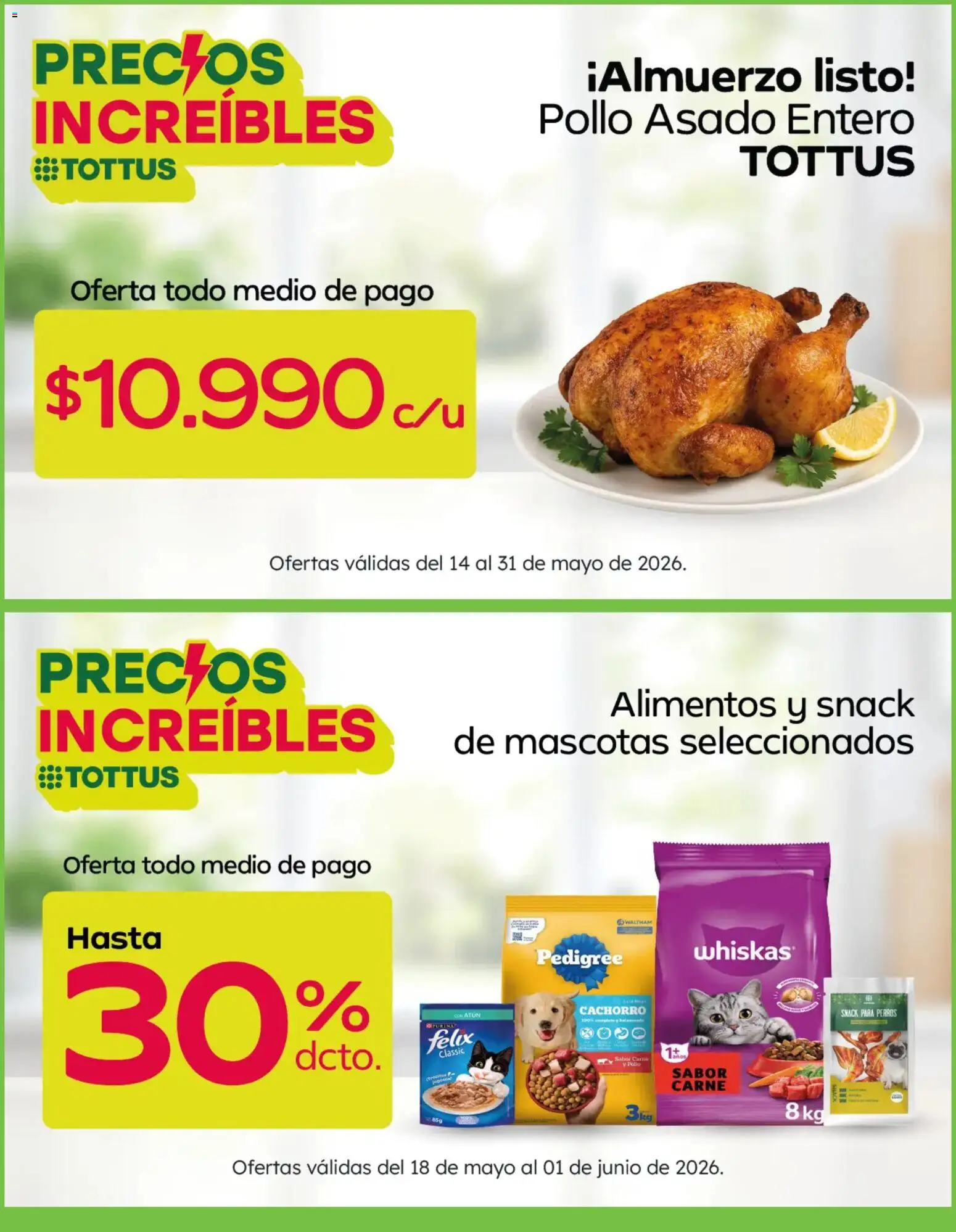 Folleto de la tienda Tottus válido desde el 17.05.2026 