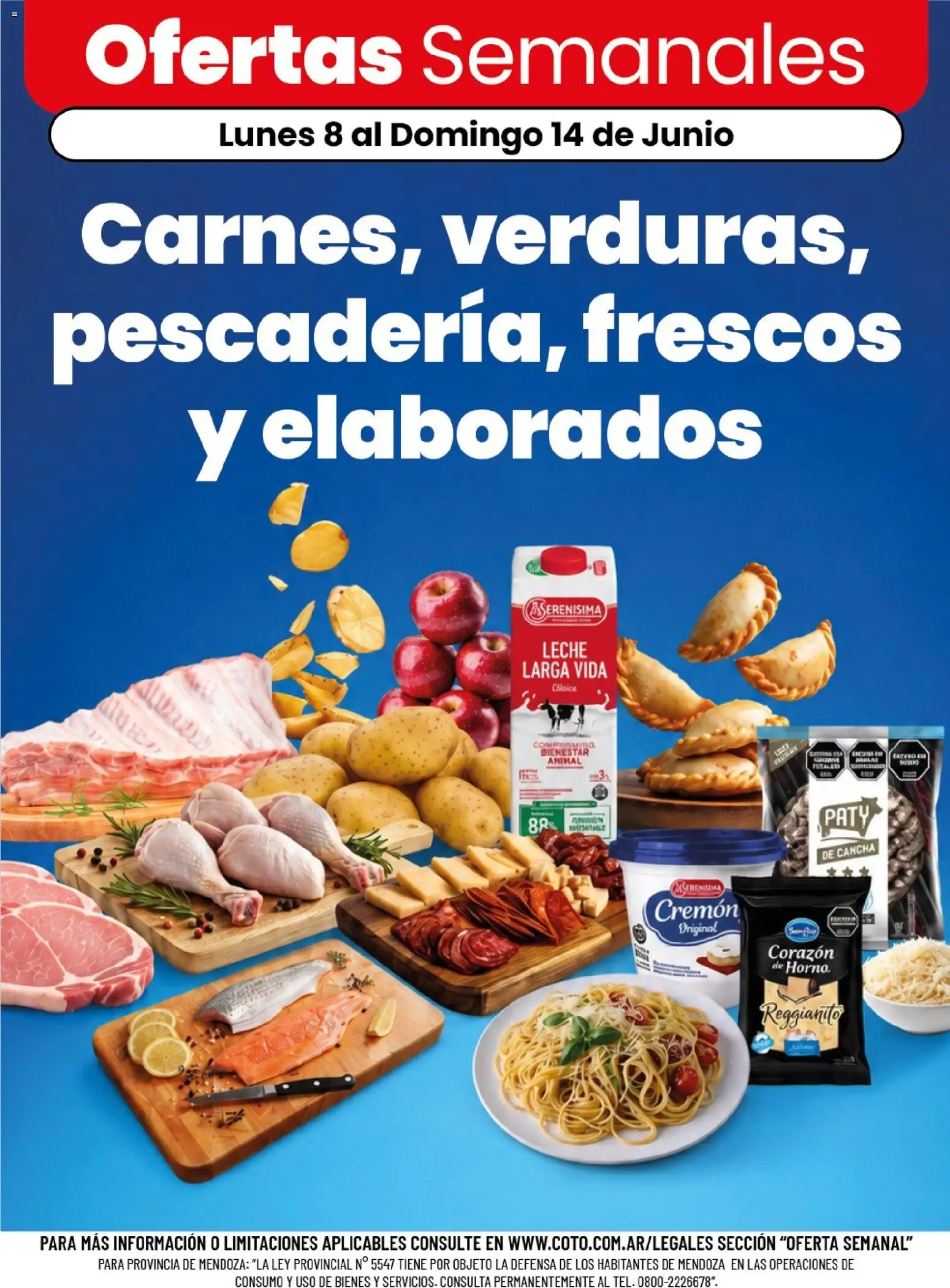 Vista previa del folleto de la tienda Coto válido desde el 08/06/2026 - Leche