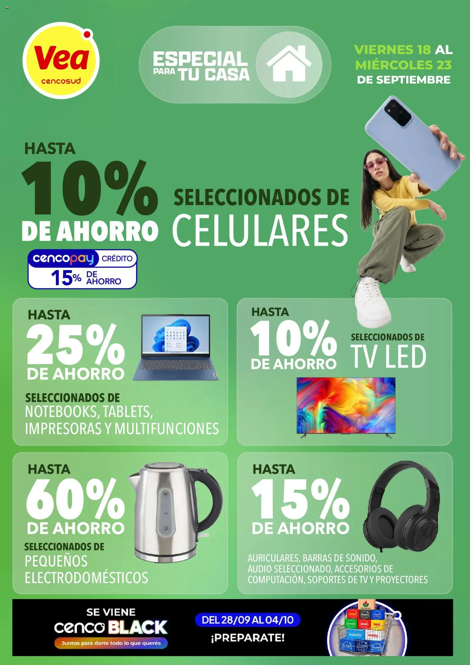 Vista previa del folleto de la tienda Vea válido desde el 18/09/2026 