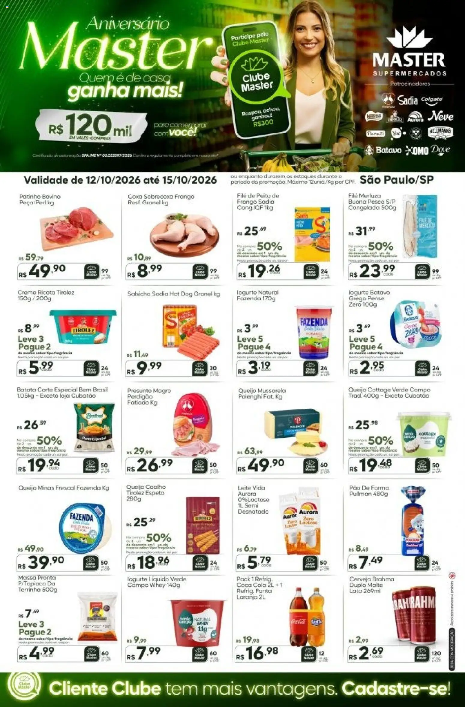 Pré-Visualização do folheto "Master - Ofertas da semana" da loja Master válido a partir de 12/10/2026