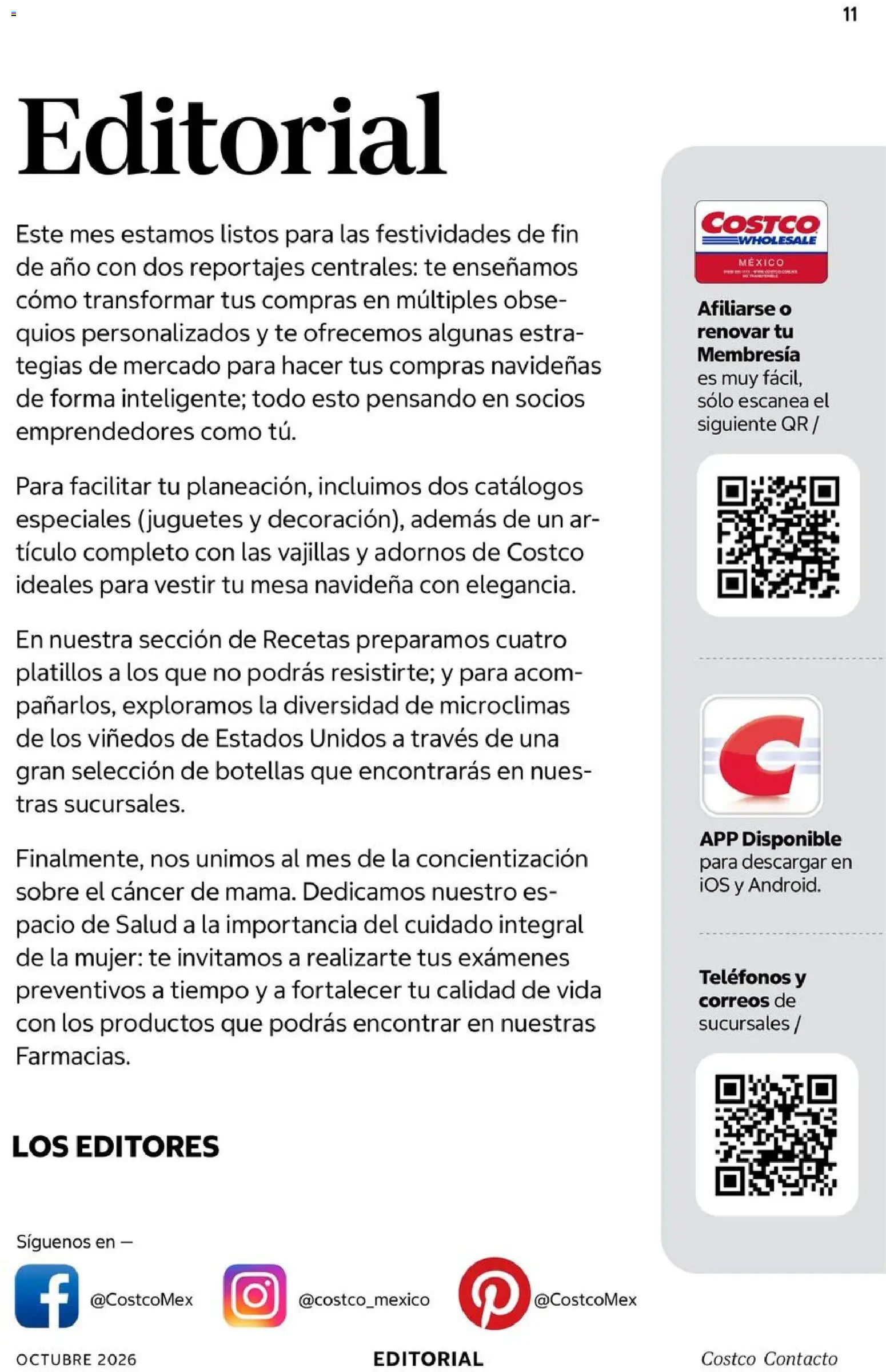 Vista previa las ofertas de la tienda Costco - Costco catálogo Octubre desde el 01/10/2026 