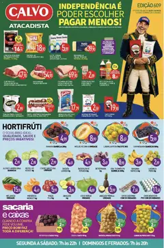 Pré-Visualização do folheto "Calvo Atacadista - Ofertas da semana" da loja Calvo Atacadista válido a partir de 04/09/2026