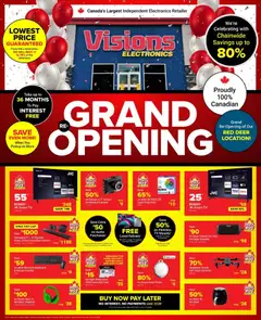 Preview of leaflet Visions weekly flyer / circulaire from shop Visions is valid from Aug 28, 2026