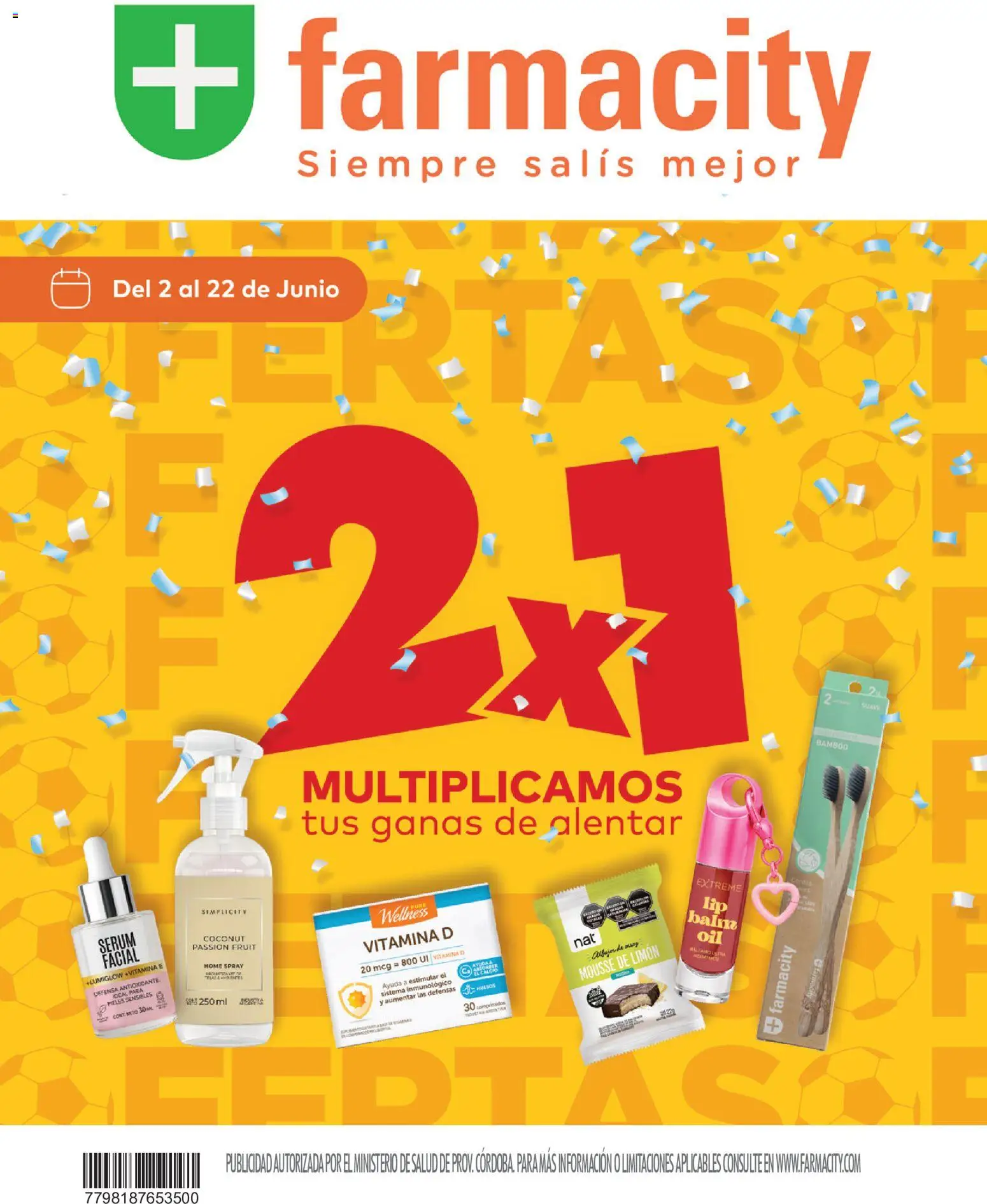 Vista previa del folleto de la tienda Farmacity válido desde el 02/06/2026 - Limón, Serum, Mousse
