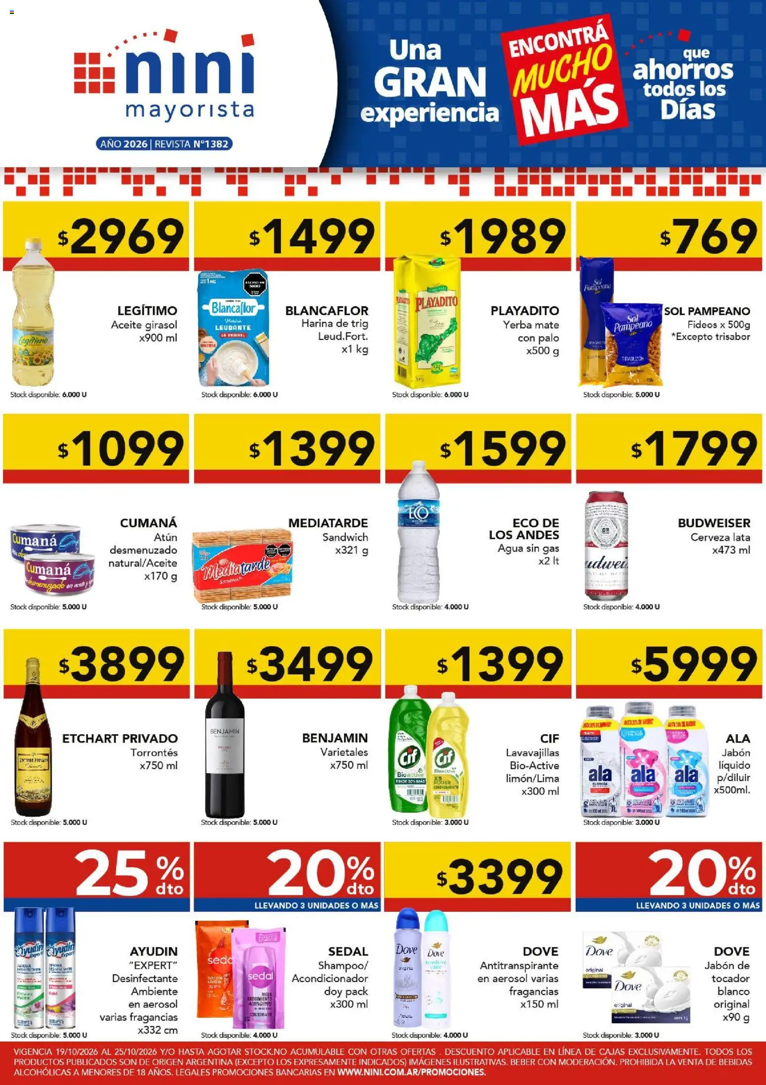 Vista previa del folleto de la tienda NINI Mayorista válido desde el 19/10/2026 