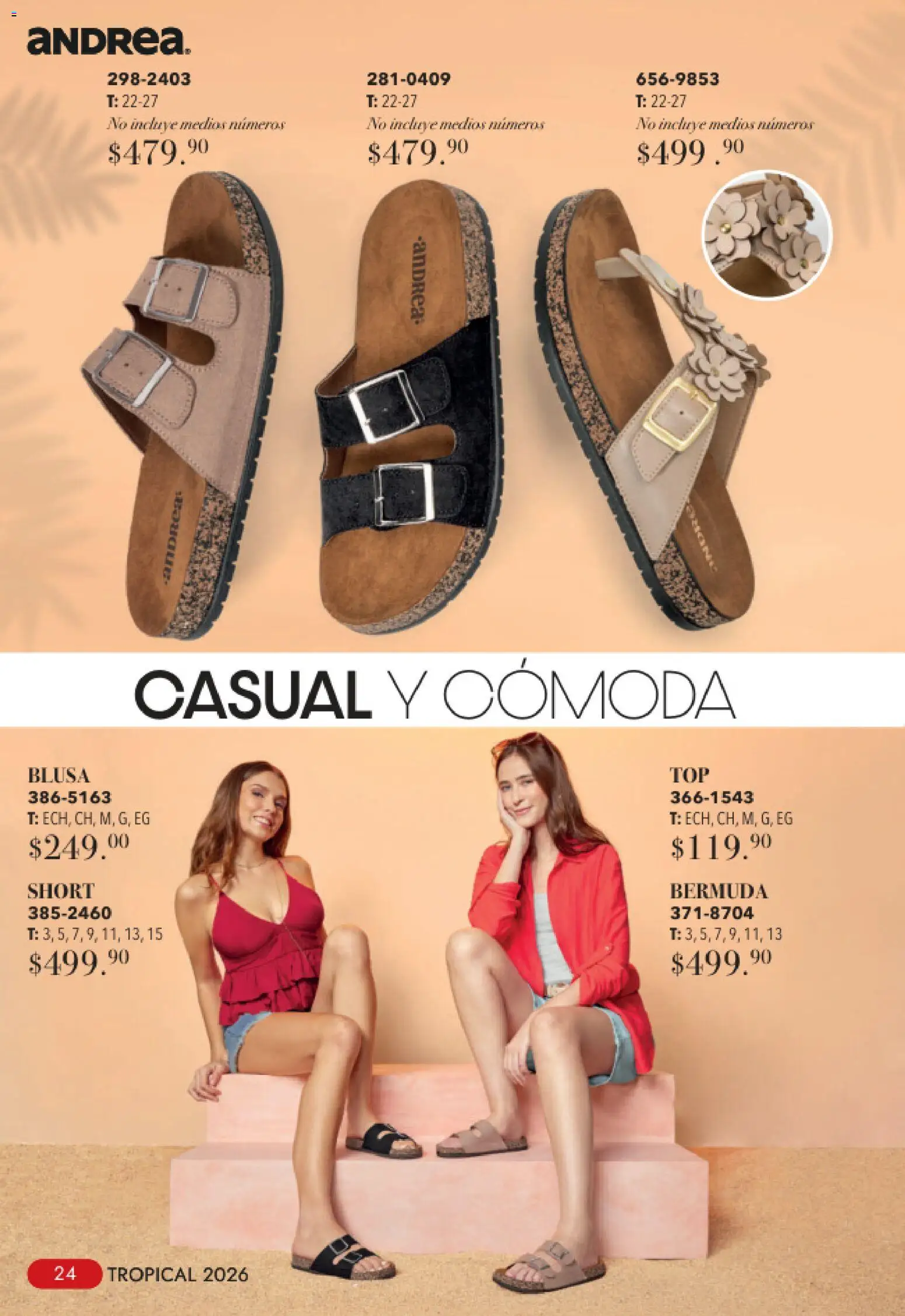 Vista previa las ofertas de la tienda Andrea - Andrea catálogo Tropical desde el 23/08/2026 