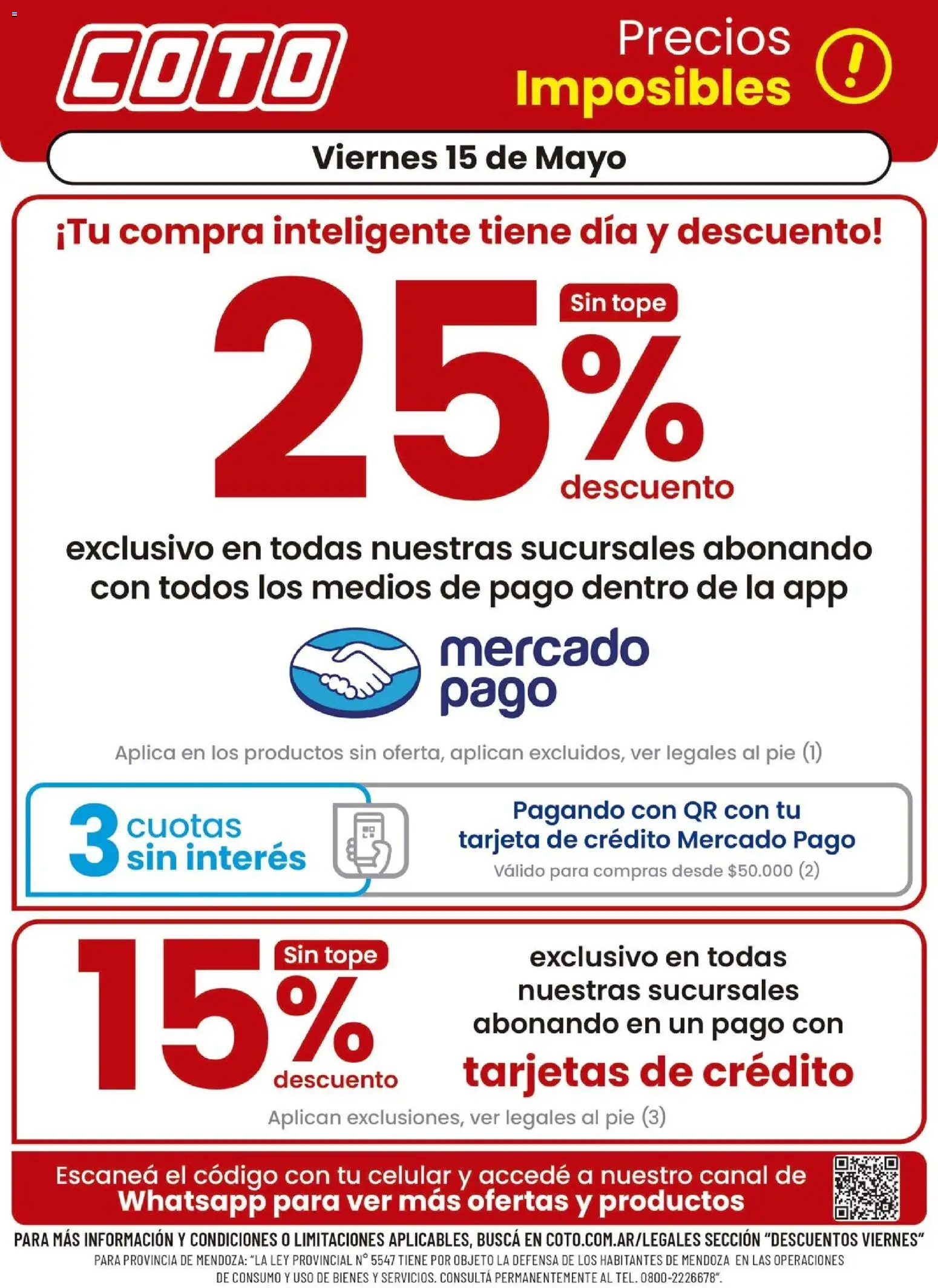 Vista previa del folleto de la tienda Coto válido desde el 15/05/2026 