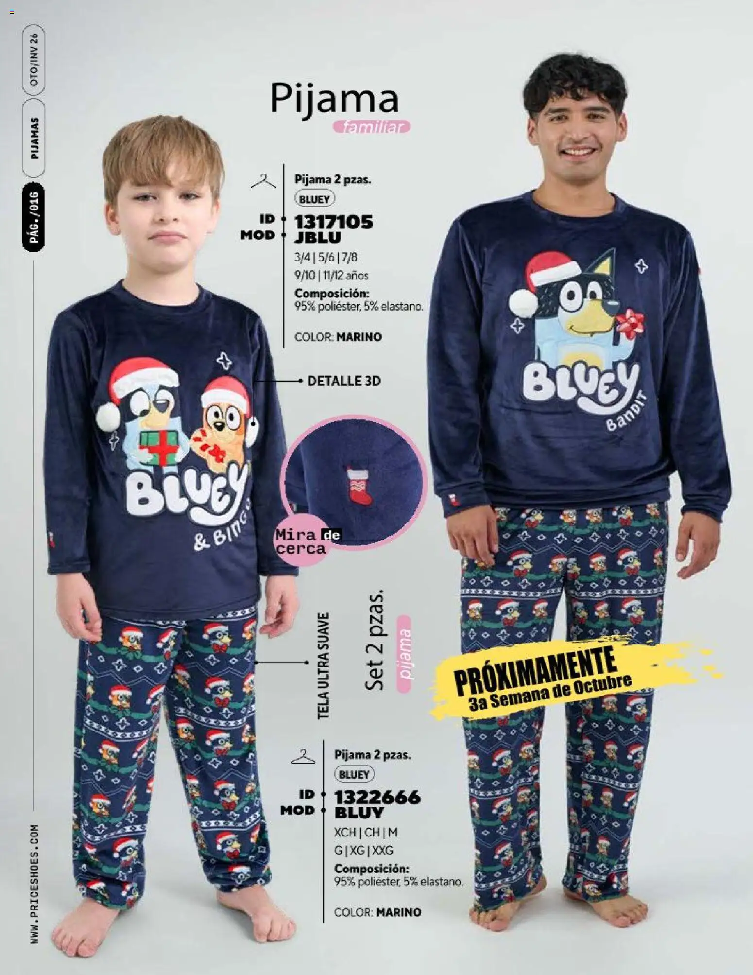 Vista previa las ofertas de la tienda Price Shoes - Price Shoes catálogo Pijamas desde el 07/10/2026 