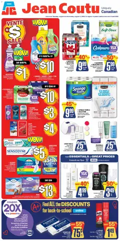 Preview of leaflet Jean Coutu weekly flyer from shop Jean Coutu is valid from Aug 06, 2026