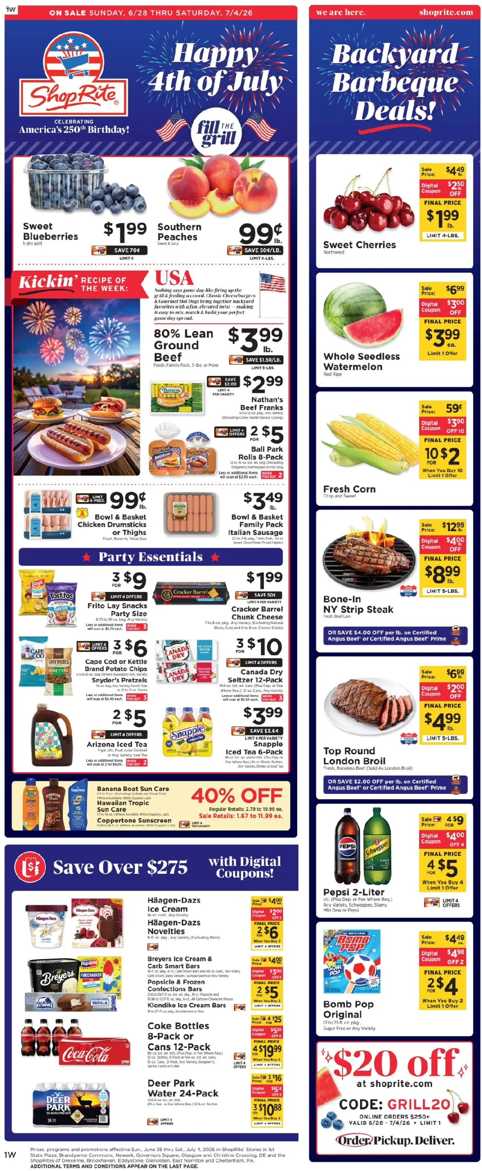Ad Preview of ShopRite ShopRite Weekly Ad from 06/25/2026