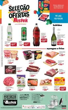 Pré-Visualização do folheto "Bistek Supermercados ofertas Seleção" da loja Bistek Supermercados válido a partir de 16/10/2026