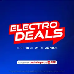 Vista previa de Catálogo Oechsle - Electro Deals de la tienda Oechsle válido desde 18/06/2026