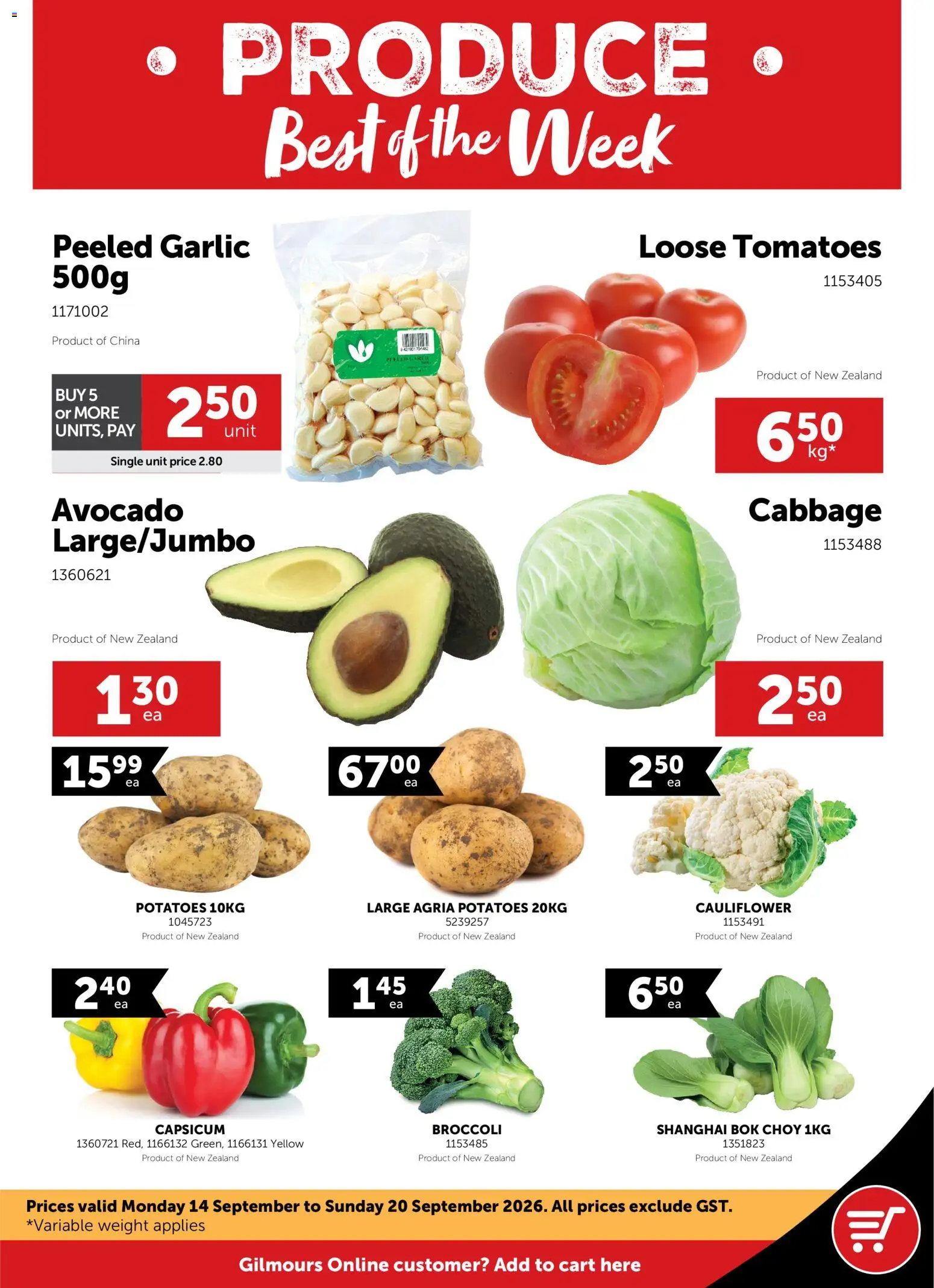 Preview of catalogue Gilmours catalogue from shop Gilmours valid 14 Aug 2026