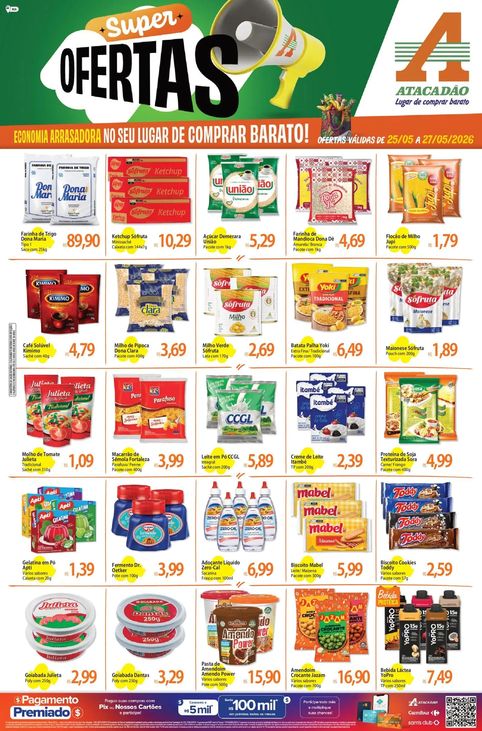 Pré-Visualização do folheto "Atacadão ofertas - MA" da loja Atacadão válido a partir de 25/05/2026