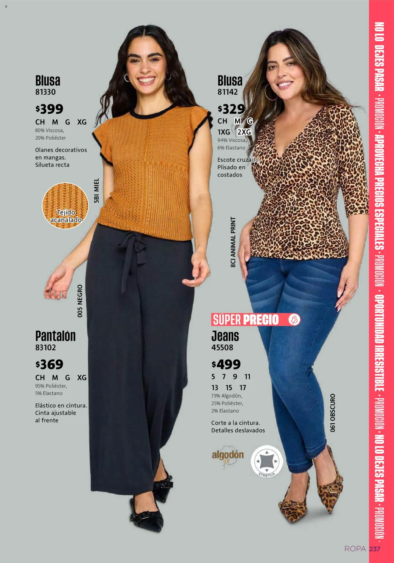 Vista previa las ofertas de la tienda Ilusión - Ilusión catálogo Verano desde el 01/05/2026 - Ropa, Blusa, Miel, Algodón, Cinta