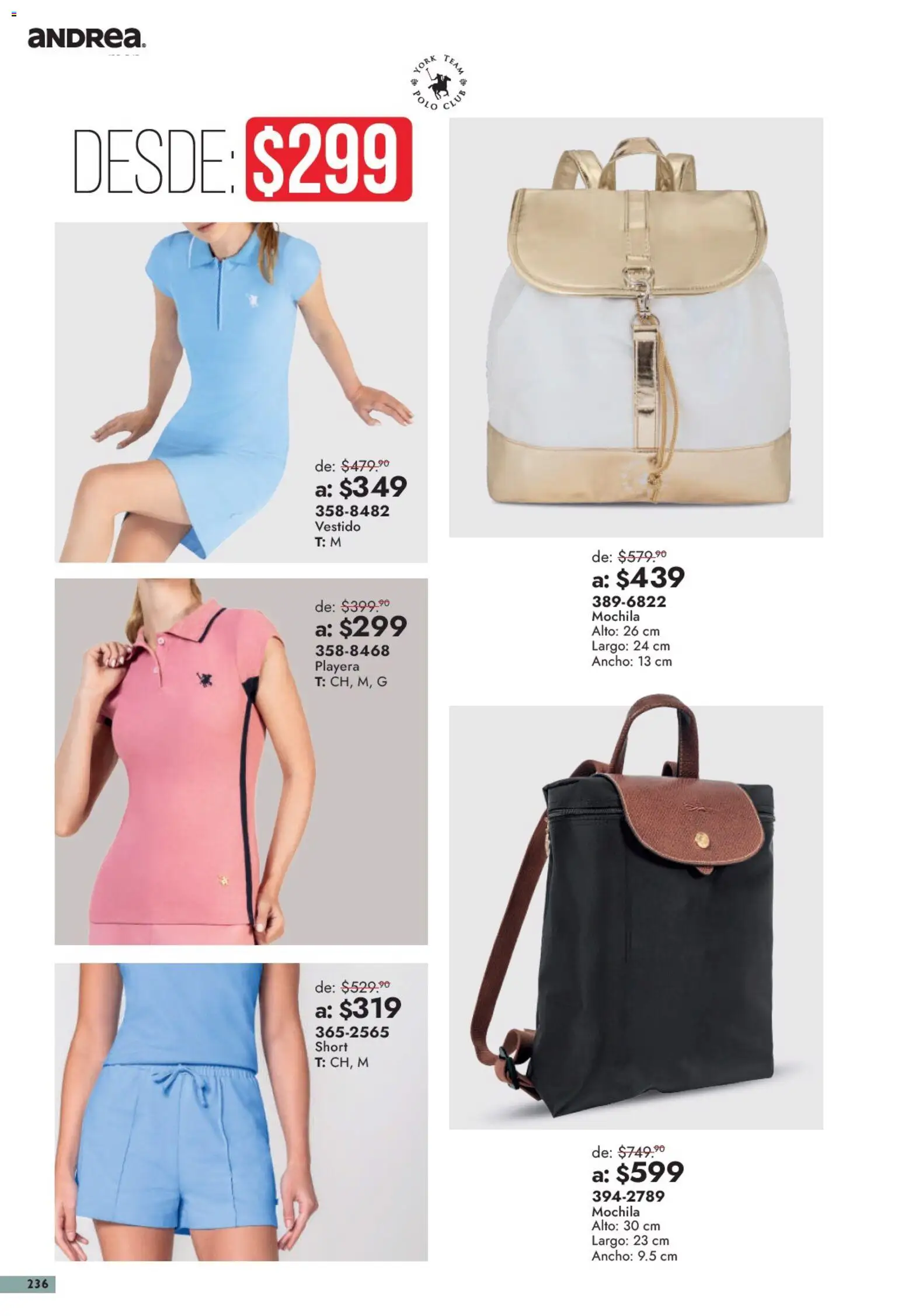 Vista previa las ofertas de la tienda Andrea - Andrea catálogo Outlet desde el 13/09/2026 