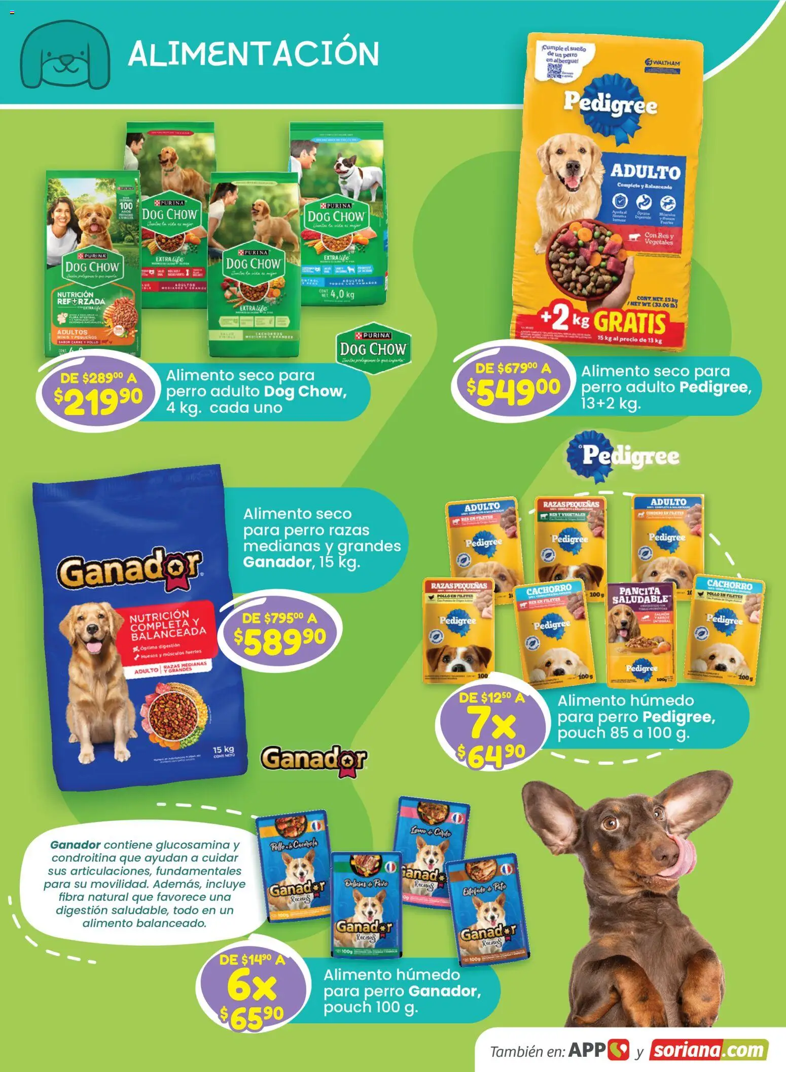 Vista previa las ofertas de la tienda Soriana - Soriana Especial Mascotas Híper Nacional desde el 13/08/2026 