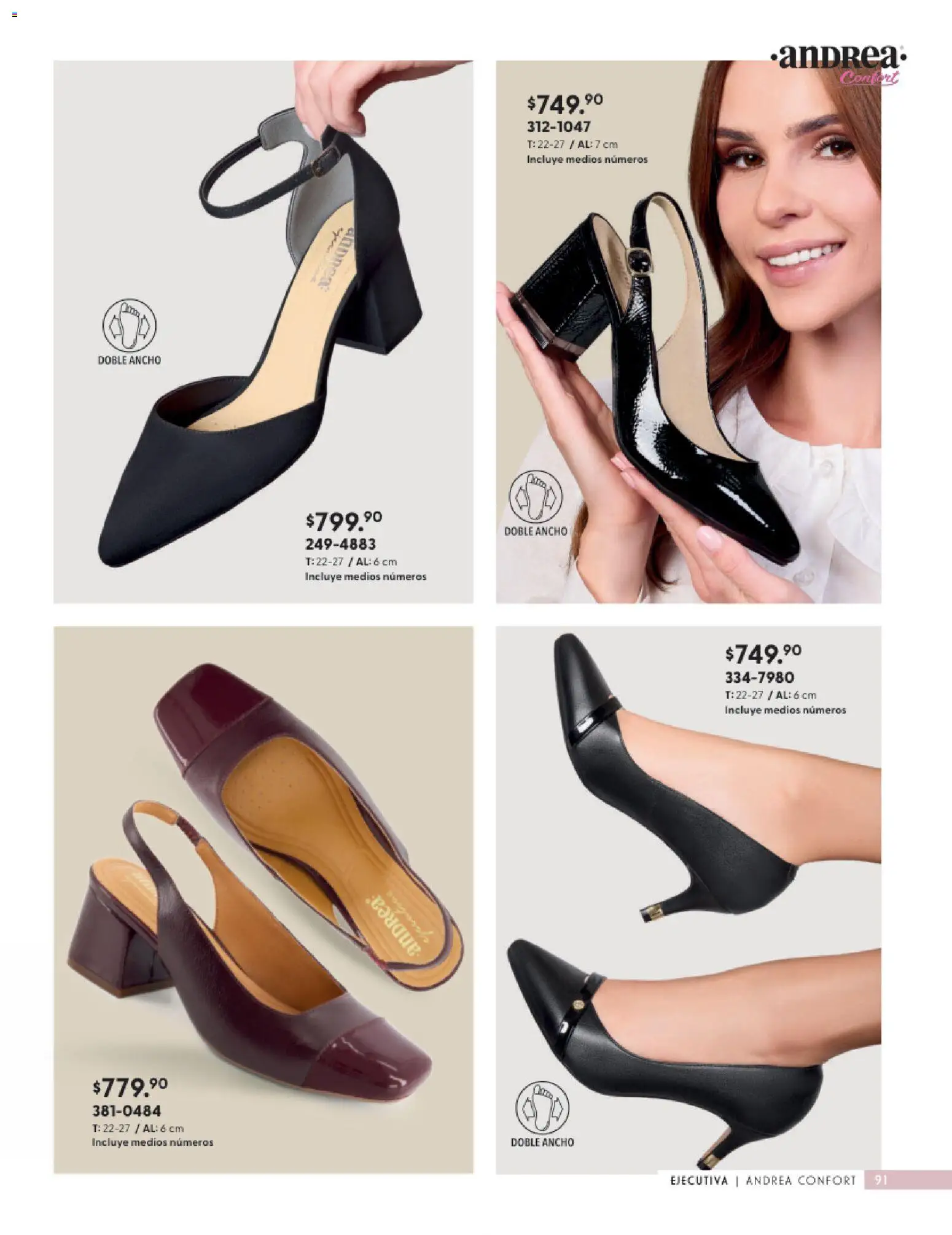 Vista previa las ofertas de la tienda Andrea - Catálogo Calzado Confort desde el 25/01/2026 