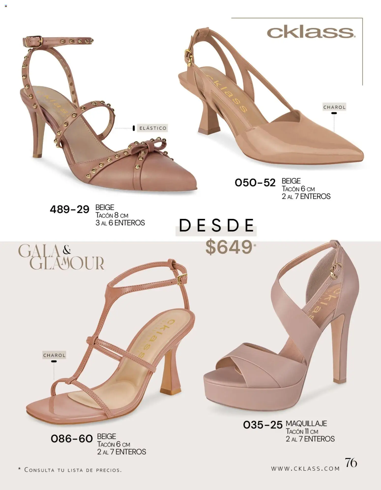 Vista previa las ofertas de la tienda Cklass - Cklass catálogo Dama calzado desde el 08/07/2026 