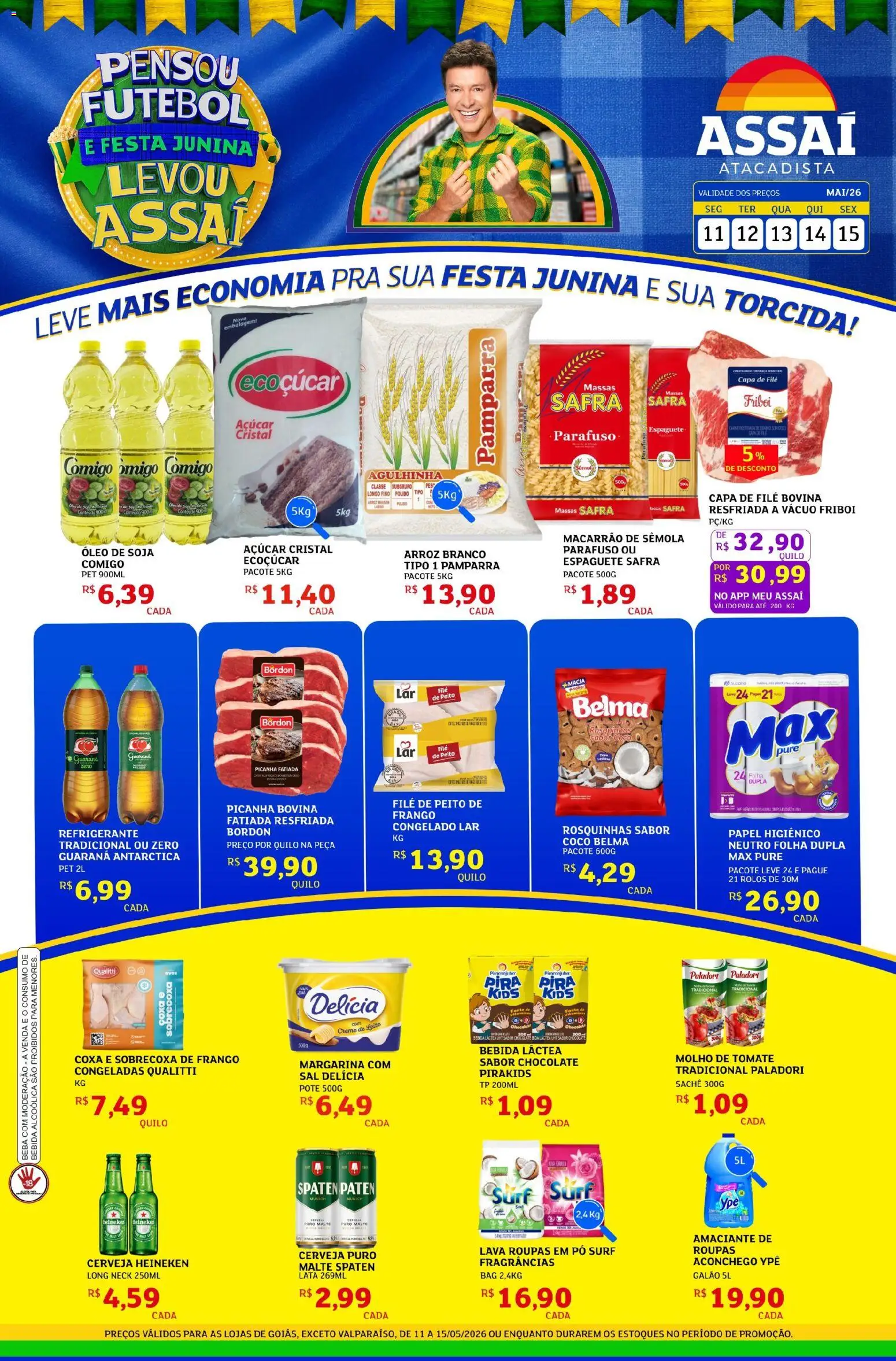 Pré-Visualização do folheto "Assaí Atacadista ofertas - GO" da loja Assaí Atacadista válido a partir de 11/05/2026