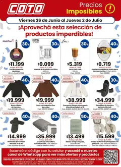 Vista previa del folleto de la tienda Coto válido desde el 26/06/2026 