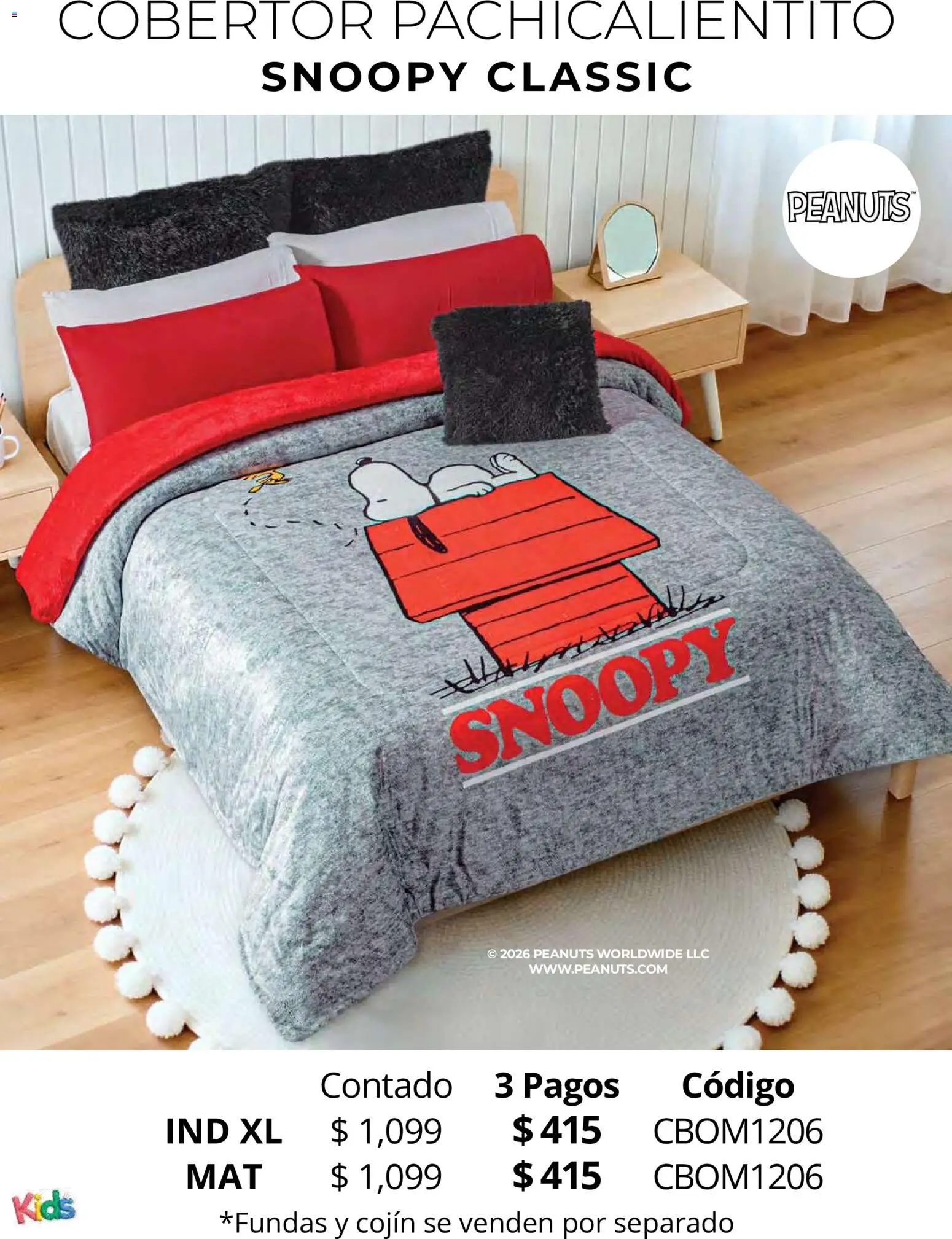 Vista previa las ofertas de la tienda Colchas Concord - Colchas Concord catálogo Kids desde el 01/05/2026 - Cobertor