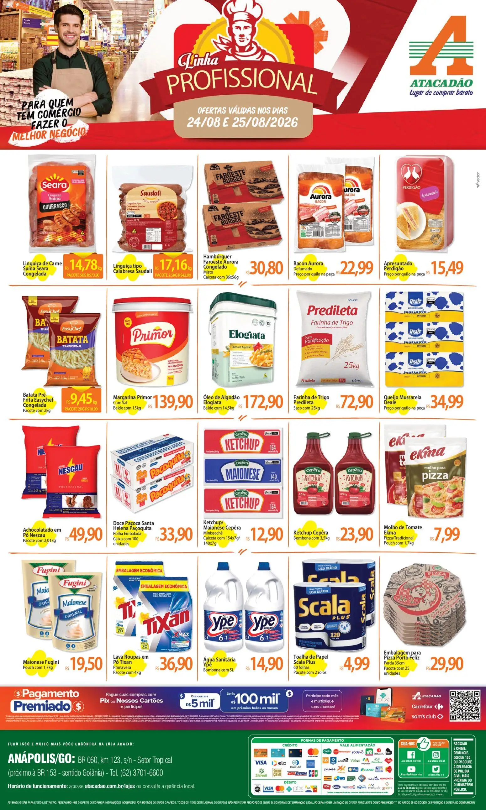 Pré-Visualização do folheto "Atacadão ofertas - GO" da loja Atacadão válido a partir de 24/08/2026