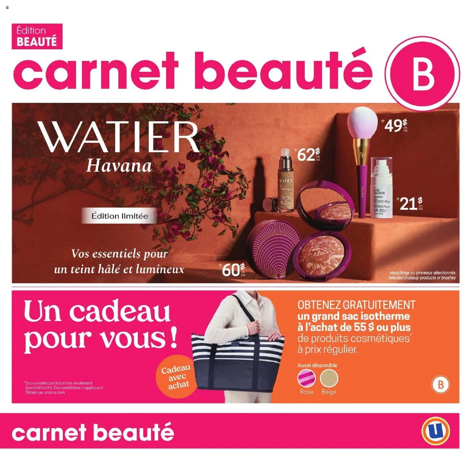 Preview of leaflet Uniprix - Carnet Beauté from shop Uniprix is valid from May 07, 2026