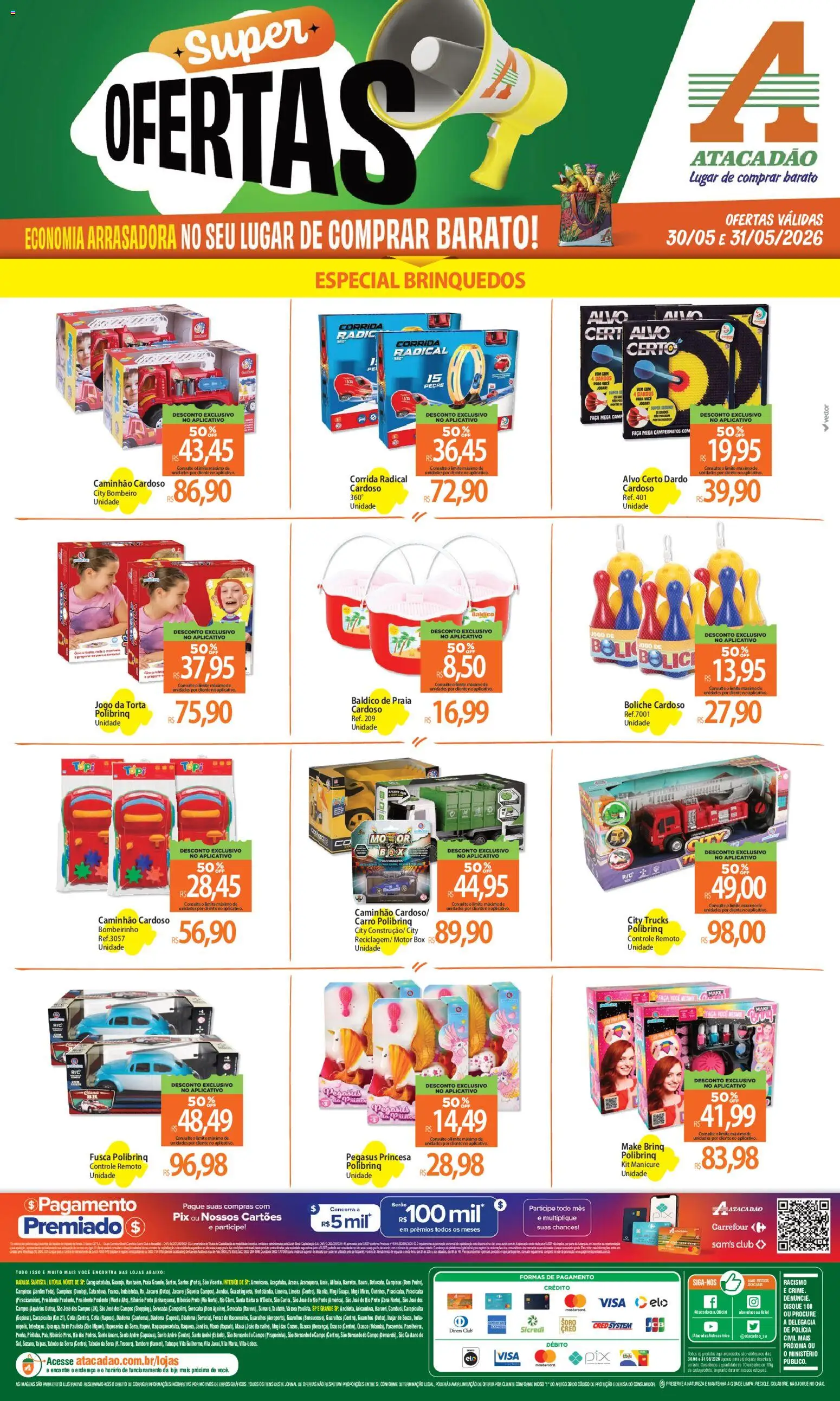 Pré-Visualização do folheto "Atacadão ofertas - SP" da loja Atacadão válido a partir de 30/05/2026