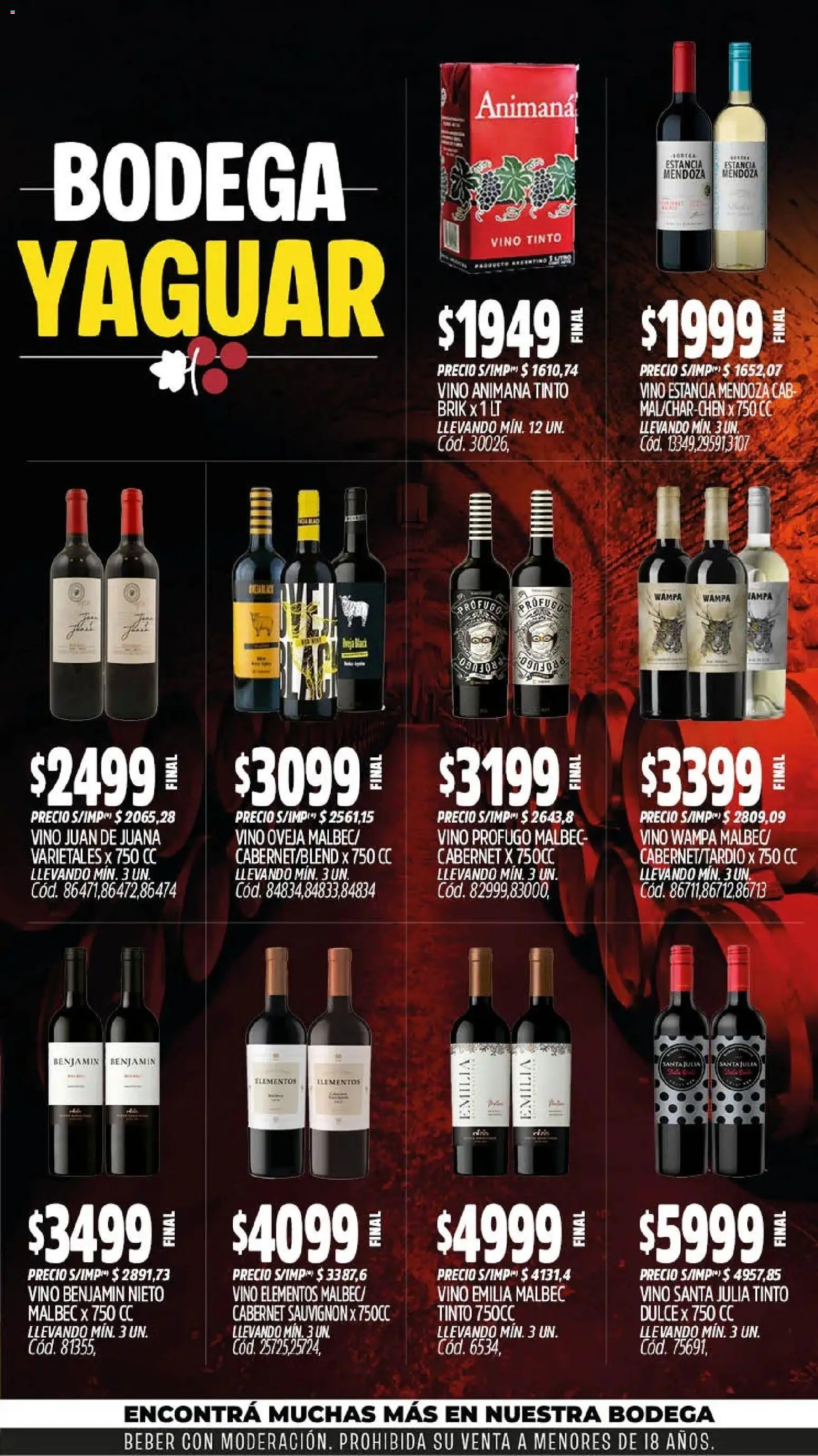 Vista previa del folleto de la tienda Yaguar válido desde el 26/10/2026 