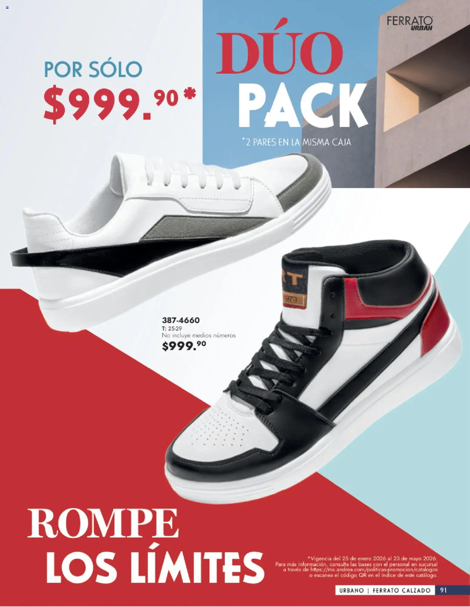 Vista previa las ofertas de la tienda Andrea - Catálogo Calzado Caballero desde el 25/01/2026 - Caja